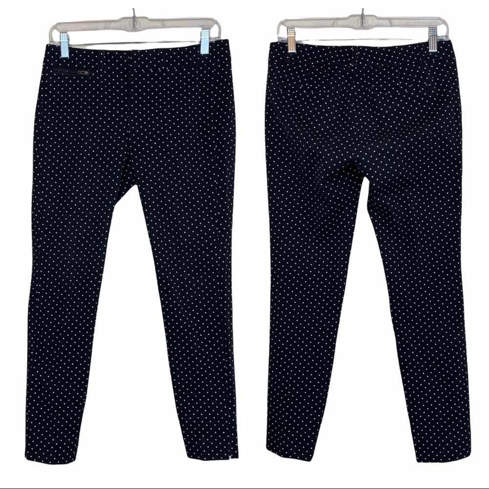 Banana Republic Sloan Polka Dot Skinny Ankle Pants
